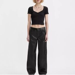 Levi's Black Baggy Denim Pants